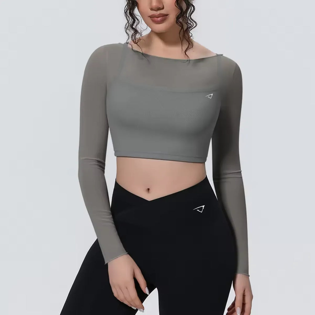 Short sleeve crop top